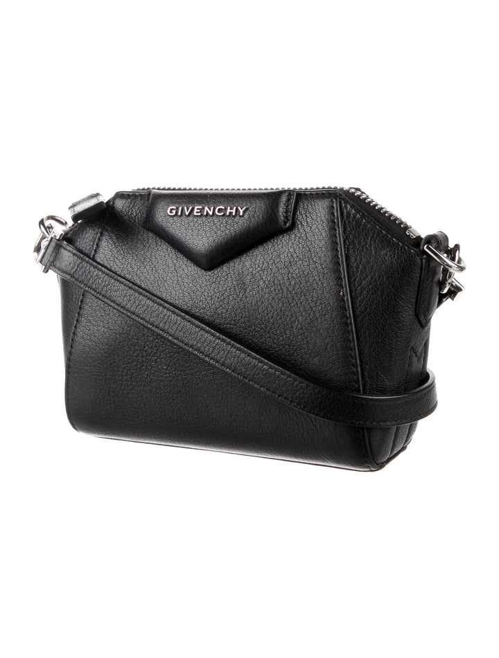 GIVENCHY NANO ANTIGONA CALFSKIN LEATHER CROSSBODY BAG