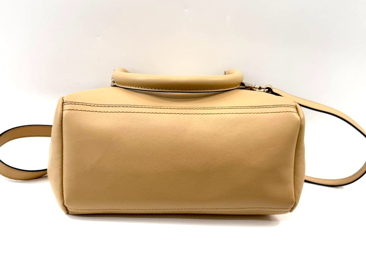 GIVENCHY SUGAR GOATSKIN EMBROIDERY LOGO PANDORA BAG