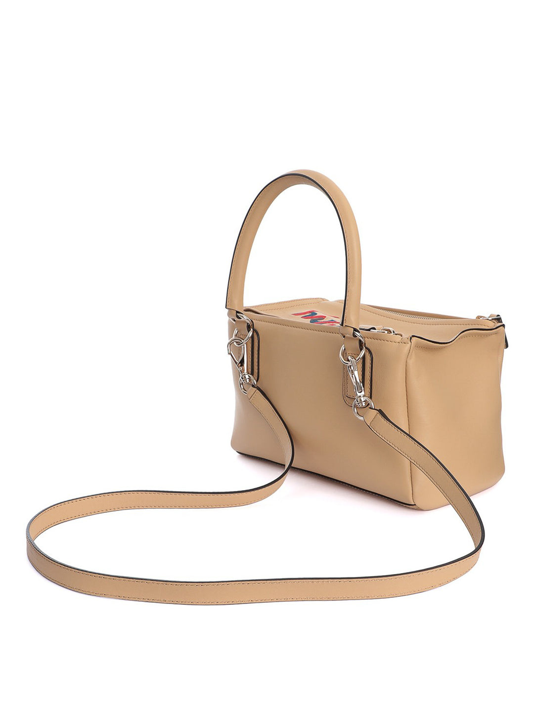 GIVENCHY SUGAR GOATSKIN EMBROIDERY LOGO PANDORA BAG