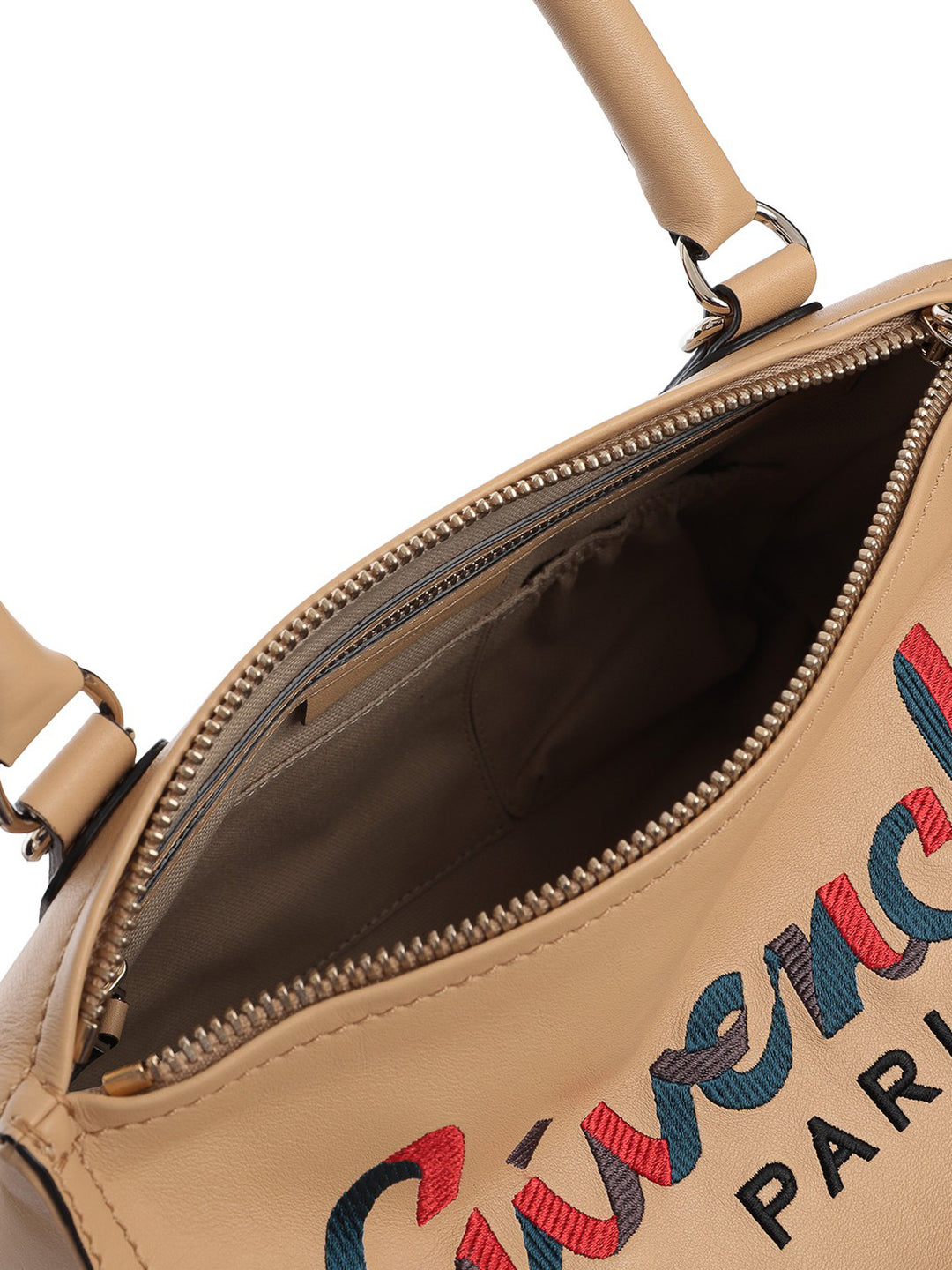 GIVENCHY SUGAR GOATSKIN EMBROIDERY LOGO PANDORA BAG