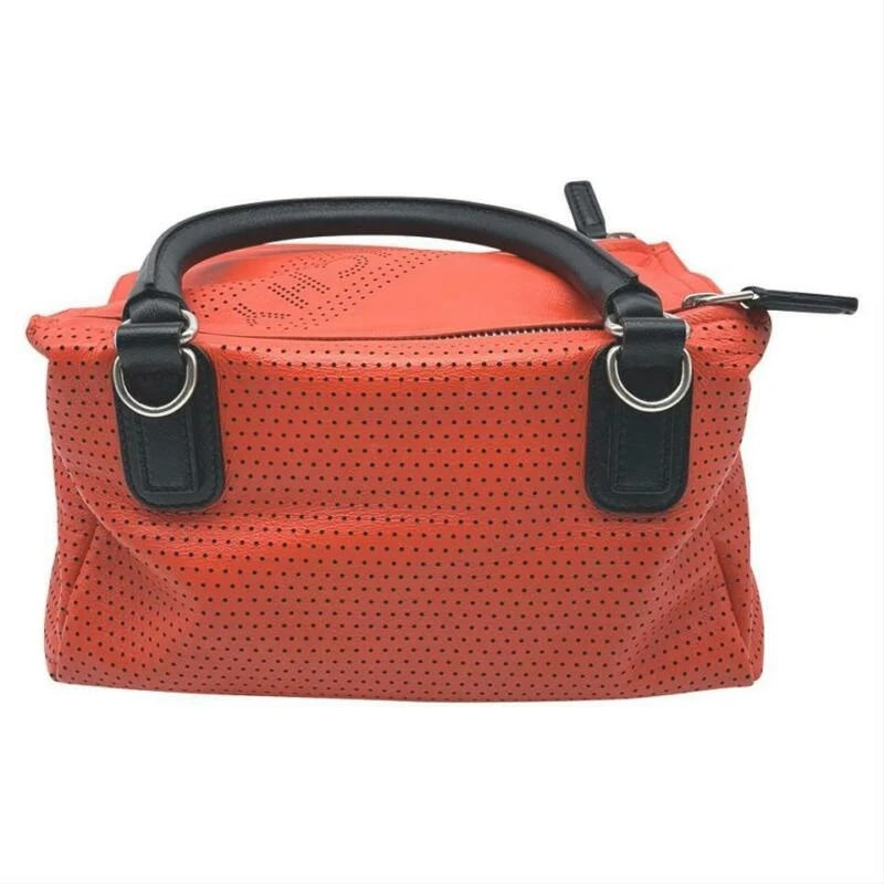GIVENCHY PERFORATED LOGO LAMBSKIN LEATHER SMALL PANDORA BAG