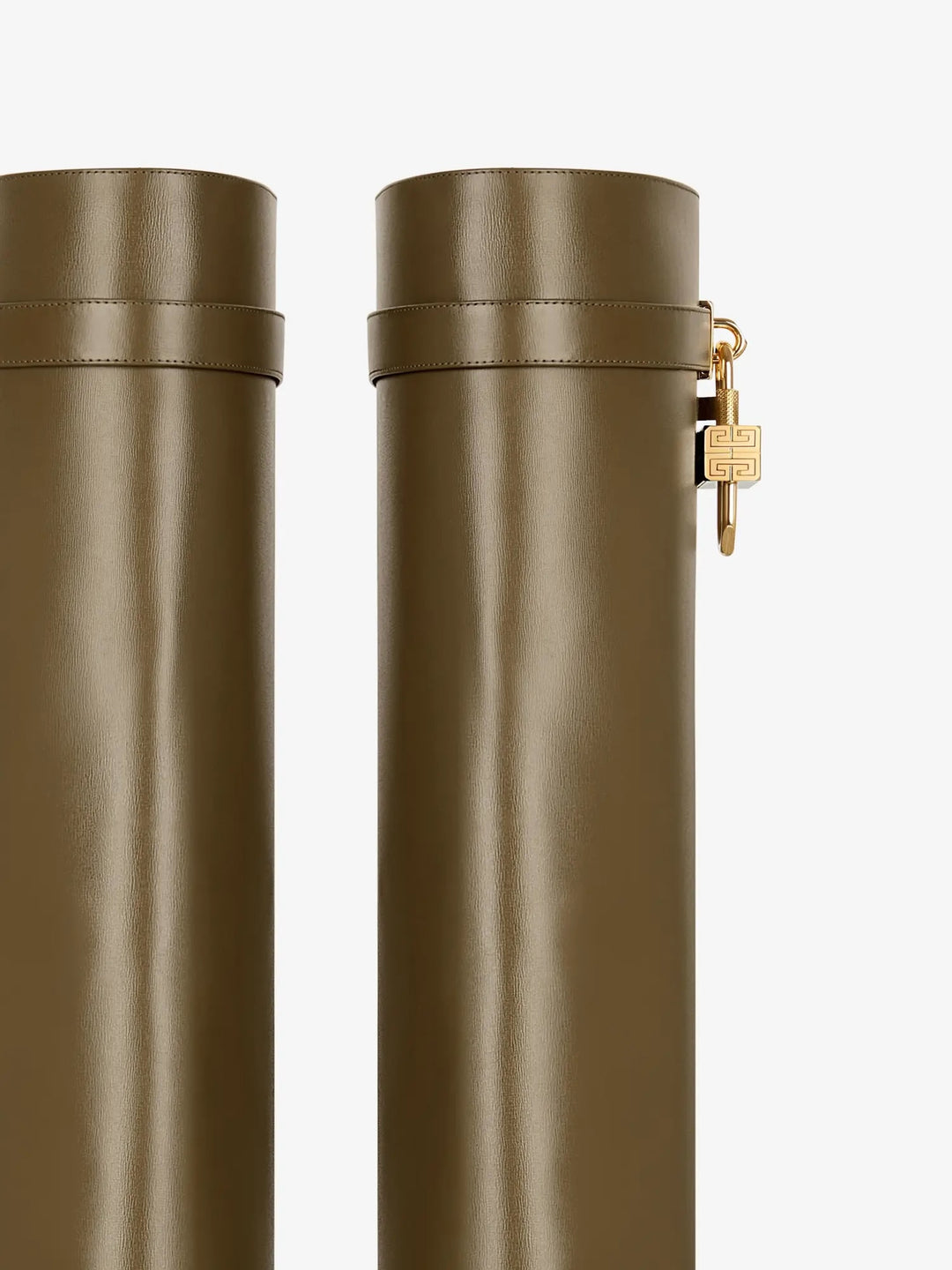 GIVENCHY SHARK LOCK CALFSKIN LEATHER BOOTS