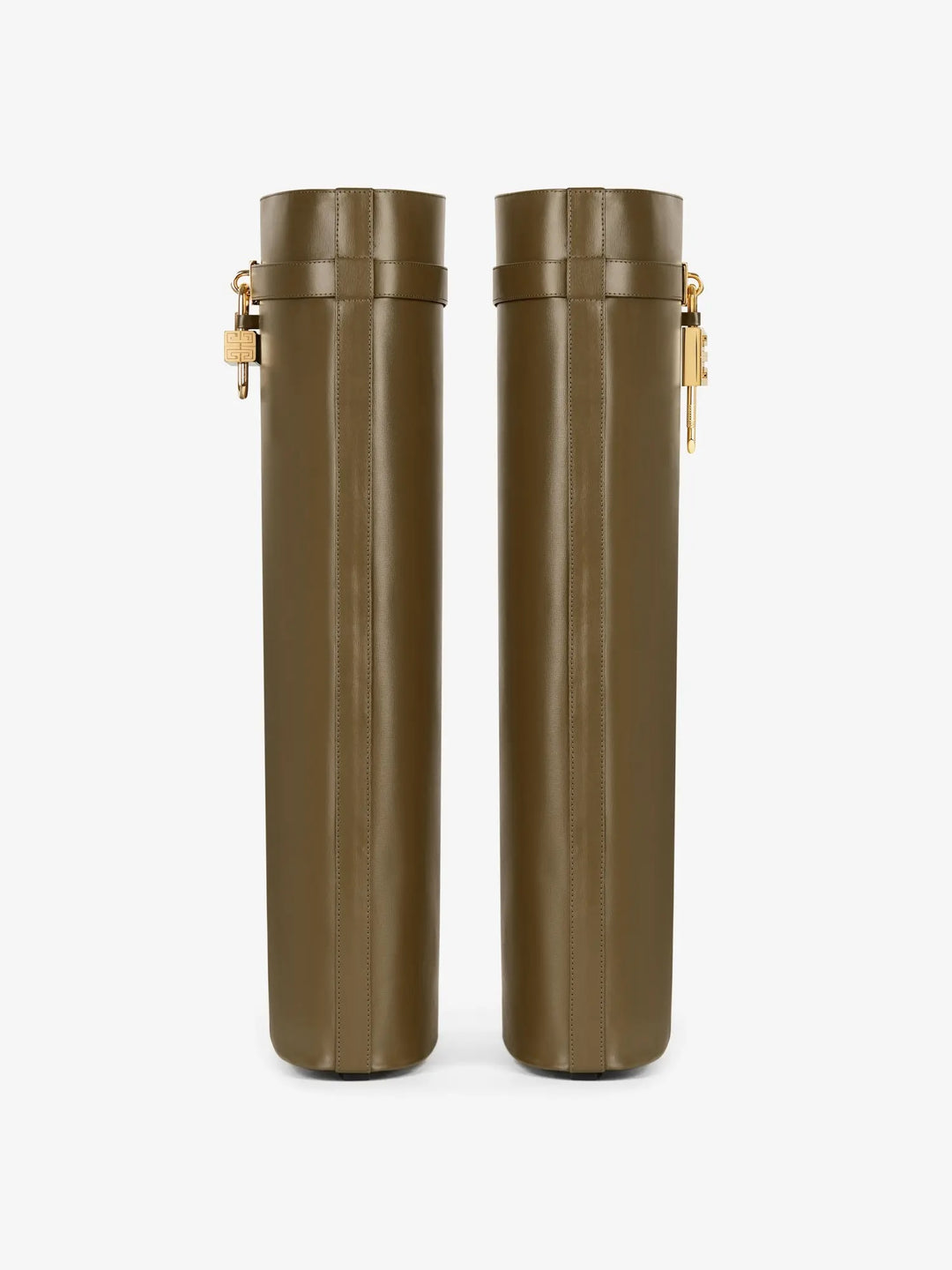 GIVENCHY SHARK LOCK CALFSKIN LEATHER BOOTS