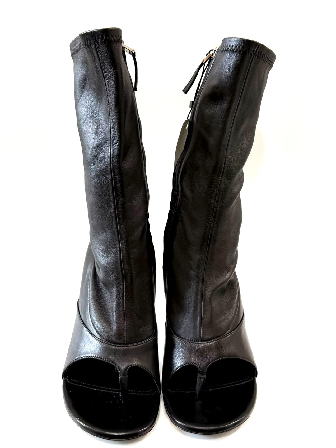 GIVENCHY TWO TOES NAPPA LEATHER BOOTS