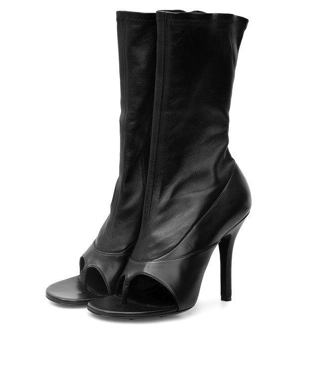 GIVENCHY TWO TOES NAPPA LEATHER BOOTS