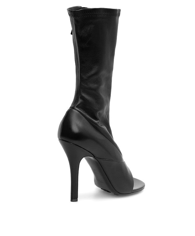 GIVENCHY TWO TOES NAPPA LEATHER BOOTS
