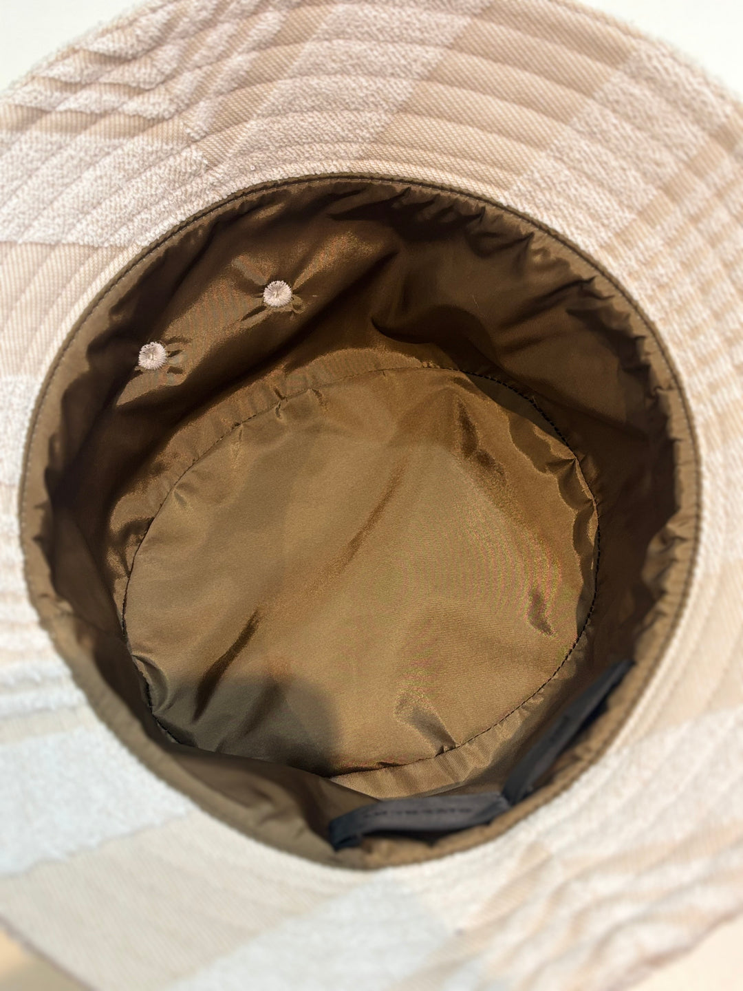 GIVENCHY VERTICAL STRIPED TERRY COTTON BUCKET HAT