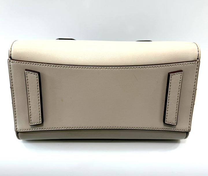 GIVENCHY SMALL ANTIGONA LOCK CALFSKIN LEATHER SHOULDER BAG IN TAUPE OMBRÉ