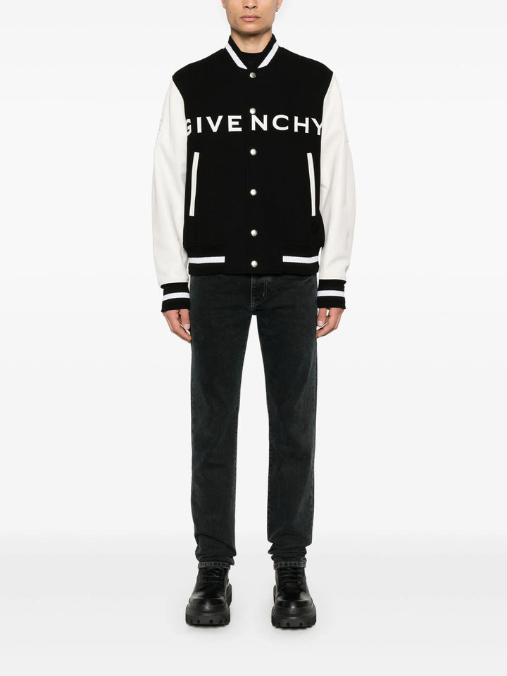 GIVENCHY LOGO VARSITY JACKET