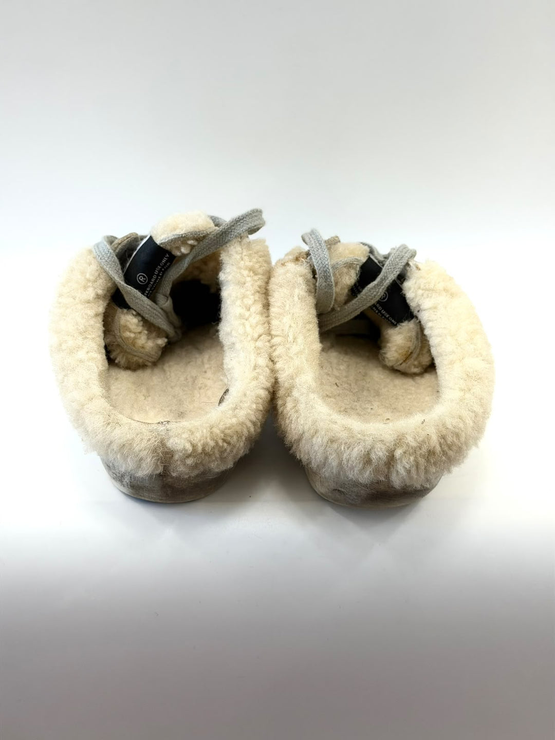 GOLDEN GOOSE SUPER STAR SABOT SHEARLING LINED SNEAKER MULES
