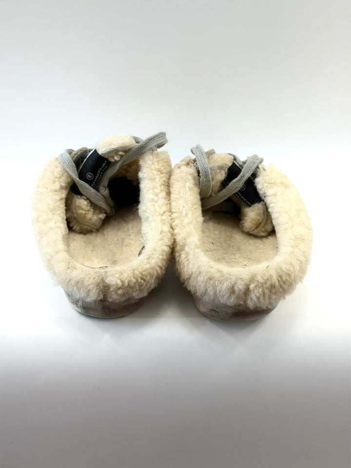 GOLDEN GOOSE SUPER STAR SABOT SHEARLING LINED SNEAKER MULES