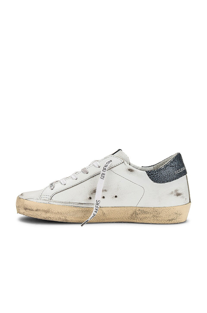 GOLDEN GOOSE SUPERSTAR CALFSKIN LEATHER SNEAKERS