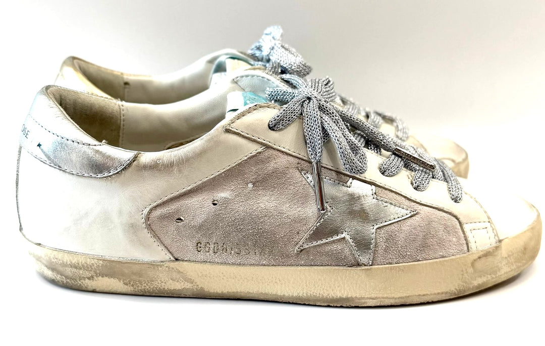 GOLDEN GOOSE SUPERSTAR MIX MATCH LOW-TOP SNEAKERS