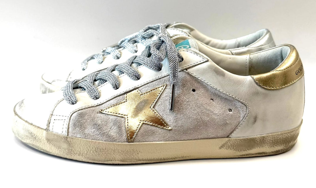 GOLDEN GOOSE SUPERSTAR MIX MATCH LOW-TOP SNEAKERS