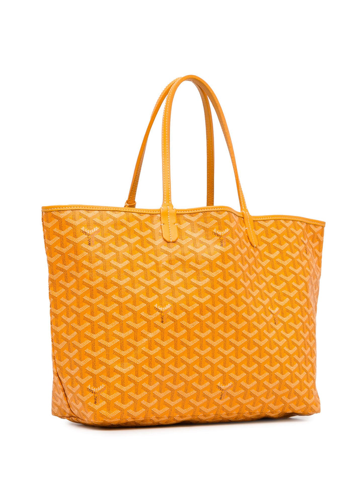 GOYARD GOYARDINE SAINT LOUIS GM JAUNE  TOTE BAG