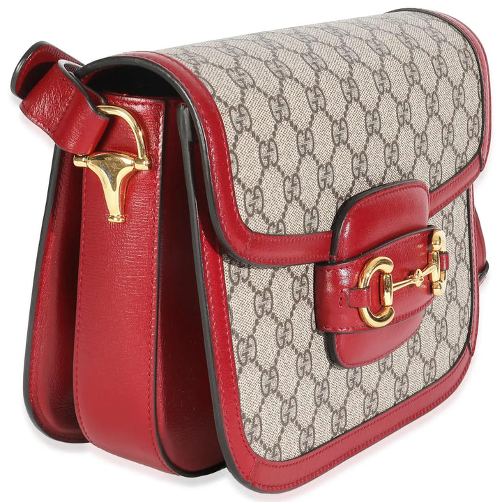 GUCCI GG SUPREME HORSEBIT 1955 SHOULDER BAG