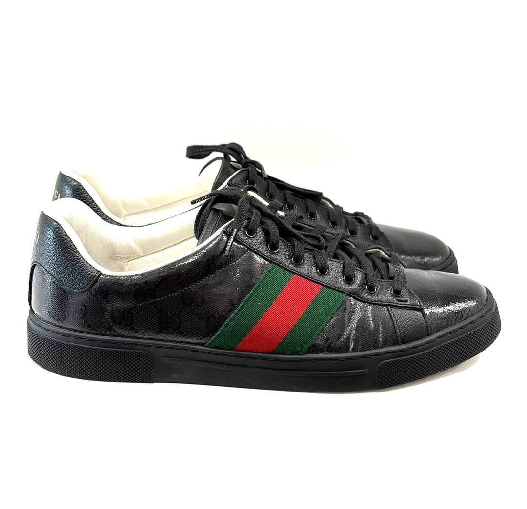 GUCCI ACE CRYSTAL WEB MEN&
