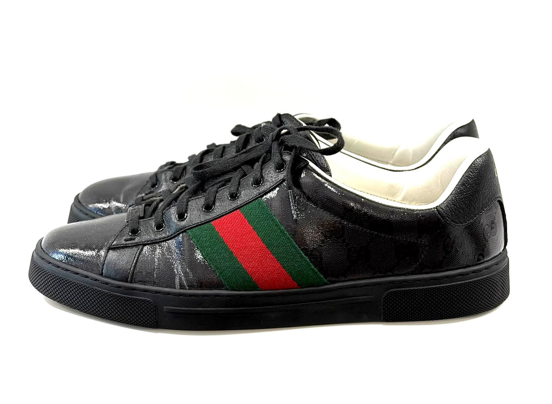 GUCCI ACE CRYSTAL WEB MEN&