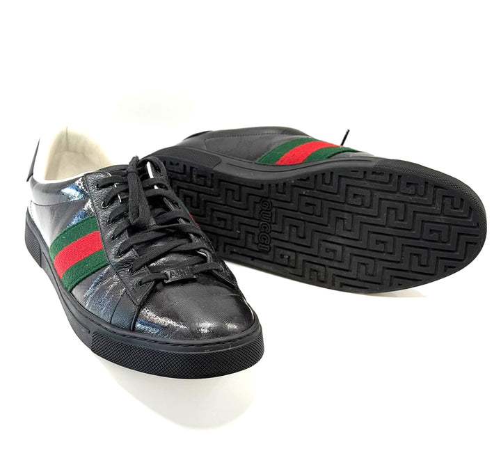 GUCCI ACE CRYSTAL WEB MEN&