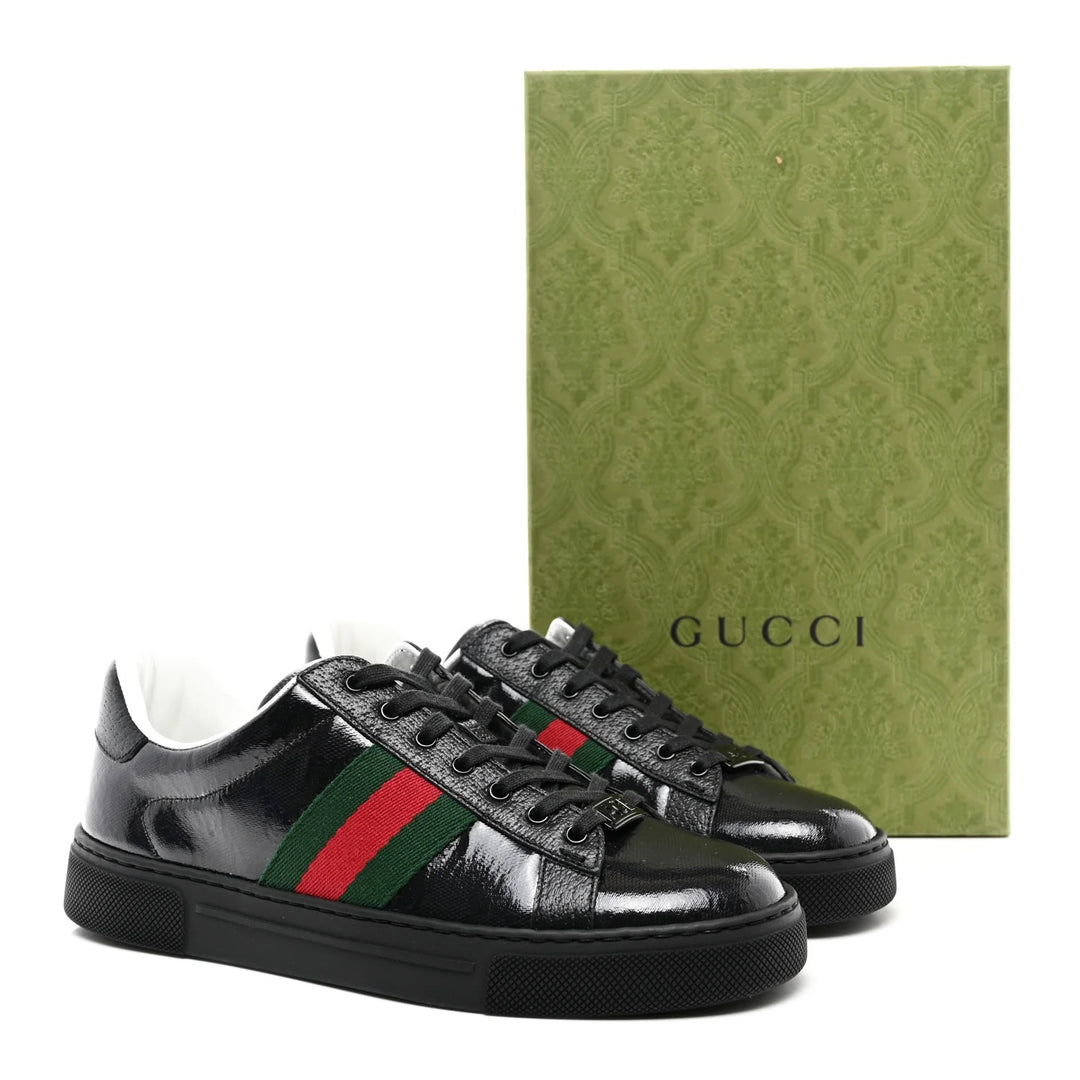 GUCCI ACE CRYSTAL WEB MEN&