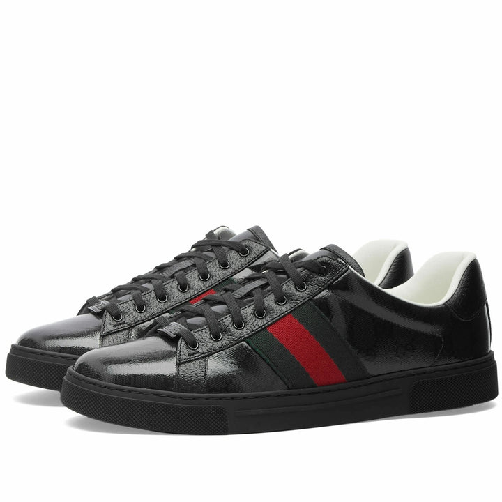 GUCCI ACE CRYSTAL WEB MEN&