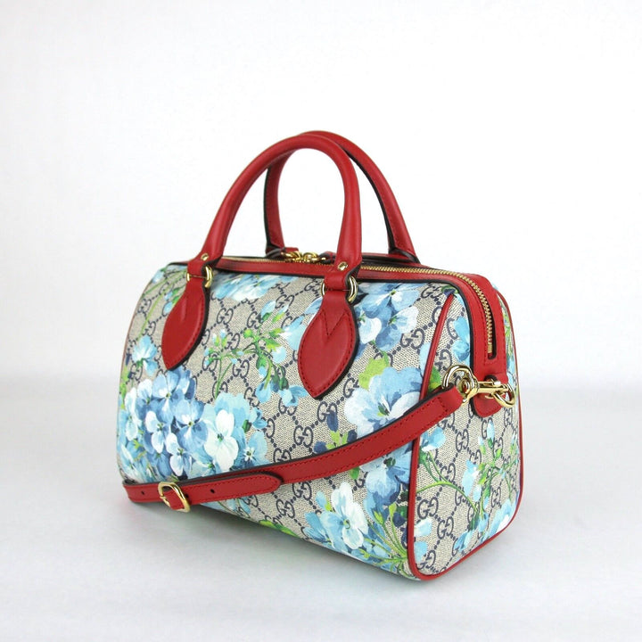 GUCCI GG SUPREME MONOGRAM BLOOMS SMALL BOSTON BAG – Caroline's