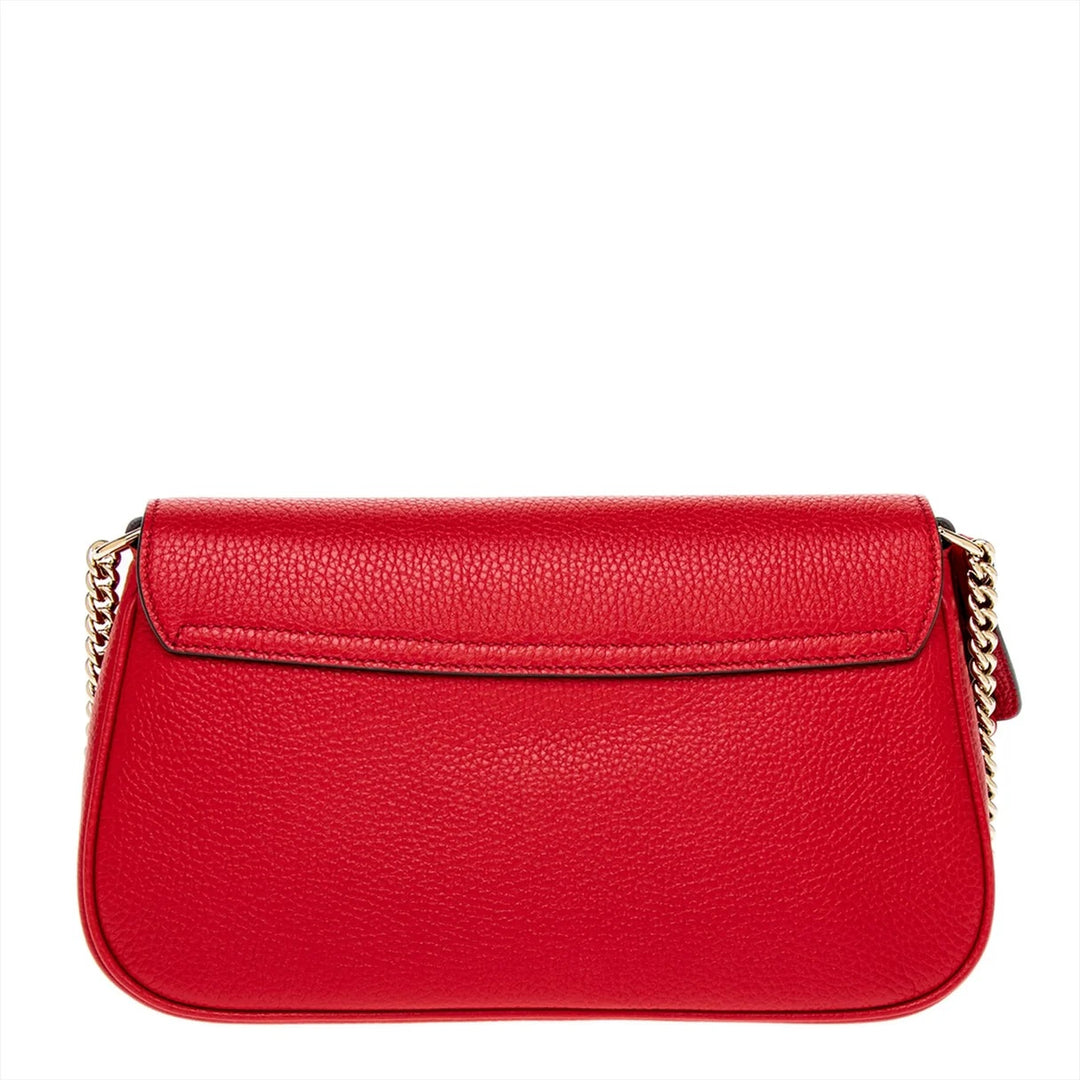 GUCCI PEBBLED CALFSKIN LEATHER MEDIUM SOHO CHAIN BAG