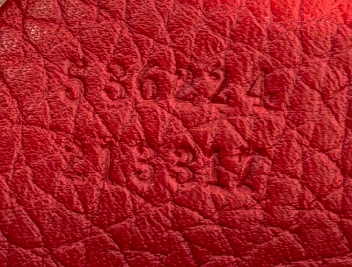 GUCCI PEBBLED CALFSKIN LEATHER MEDIUM SOHO CHAIN BAG