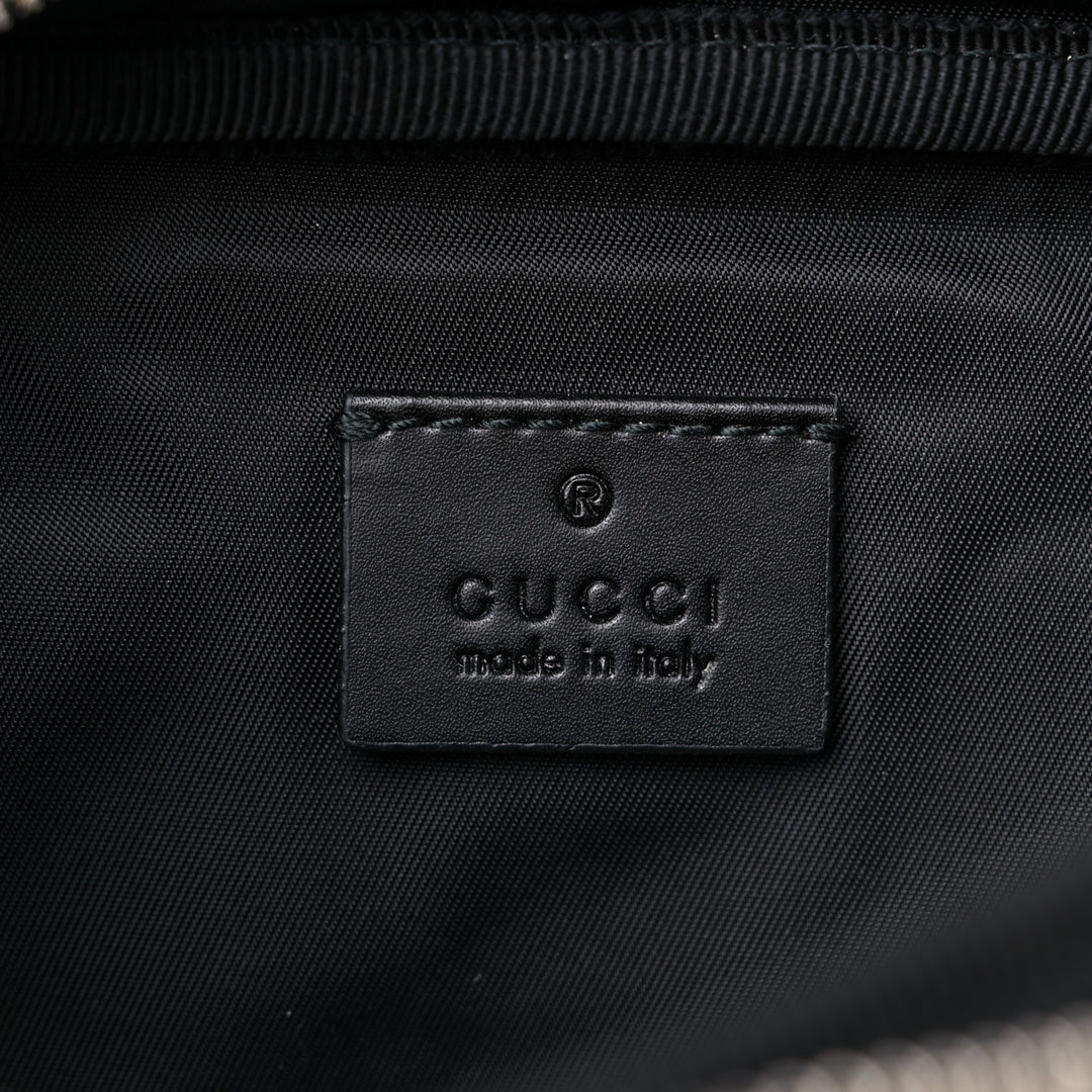 GUCCI GG SUPREME DOUBLE WEB BELT BAG