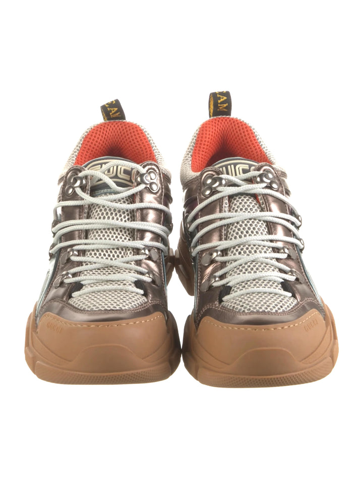 GUCCI FLASHTREK MULTICOLOR METALLIC SNEAKERS