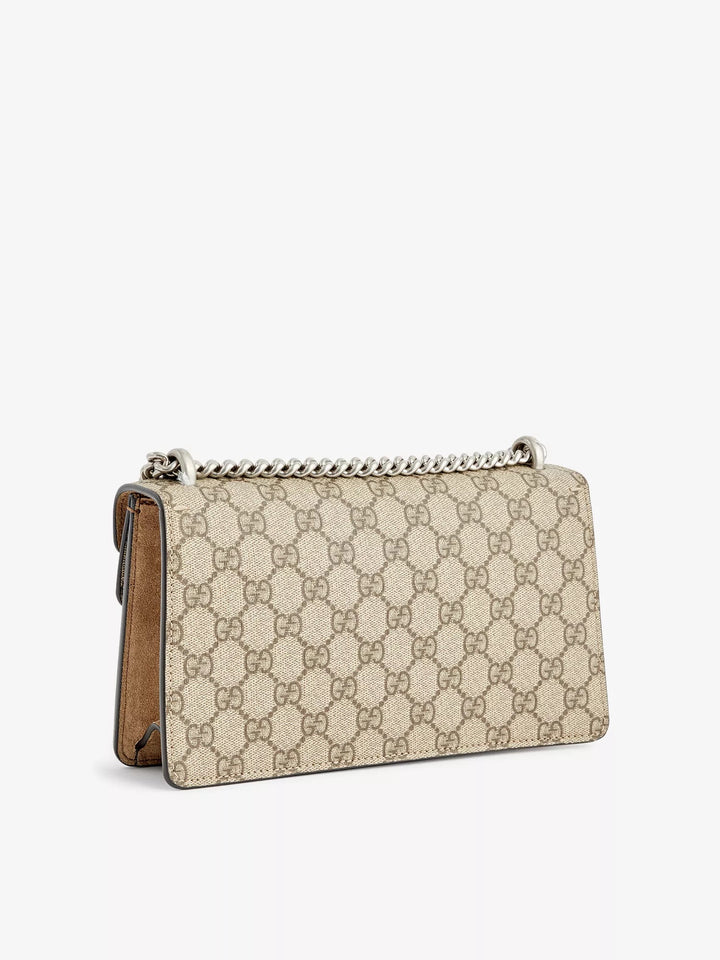 GUCCI GG SUPREME DIONYSUS SUEDE TRIM SMALL SHOULDER BAG