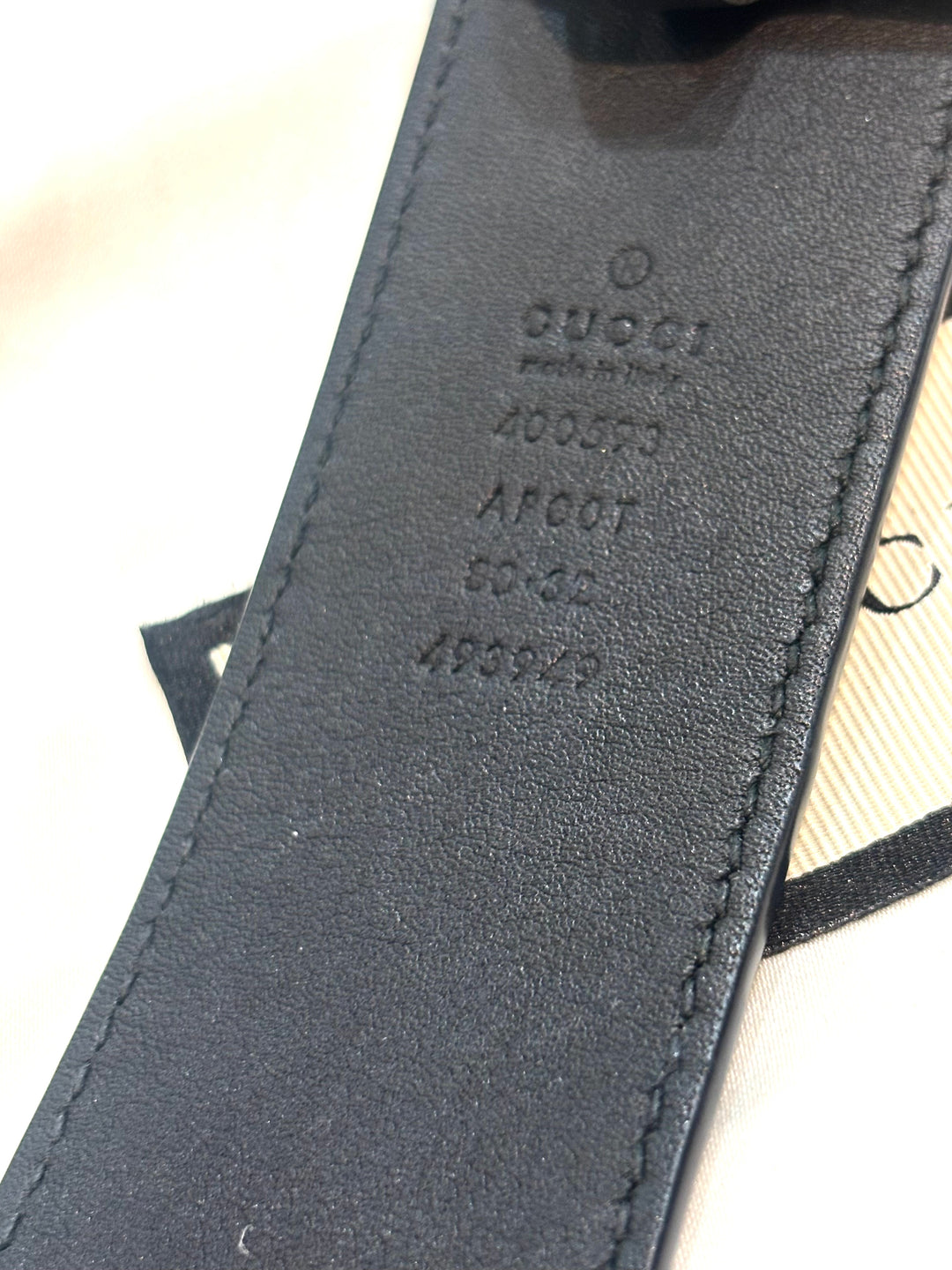 GUCCI GG MARMONT DOUBLE G CALFSKIN LEATHER BELT
