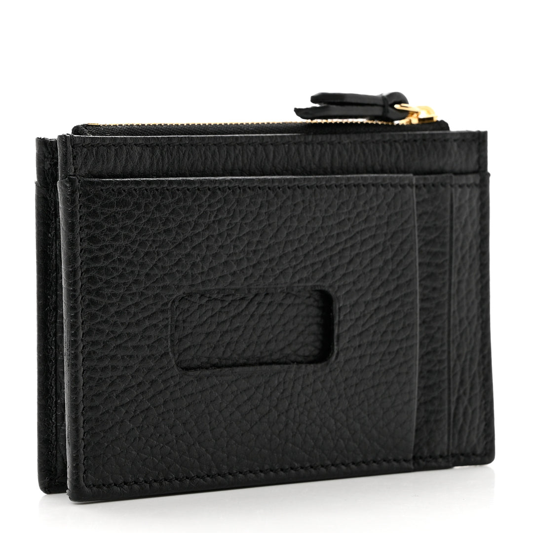 GUCCI GG MARMONT CALFSKIN LEATHER CARD CASE WALLET