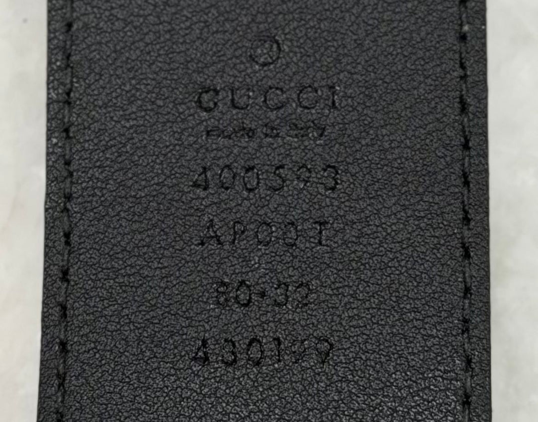 GUCCI GG MARMONT CALFSKIN LEATHER BELT