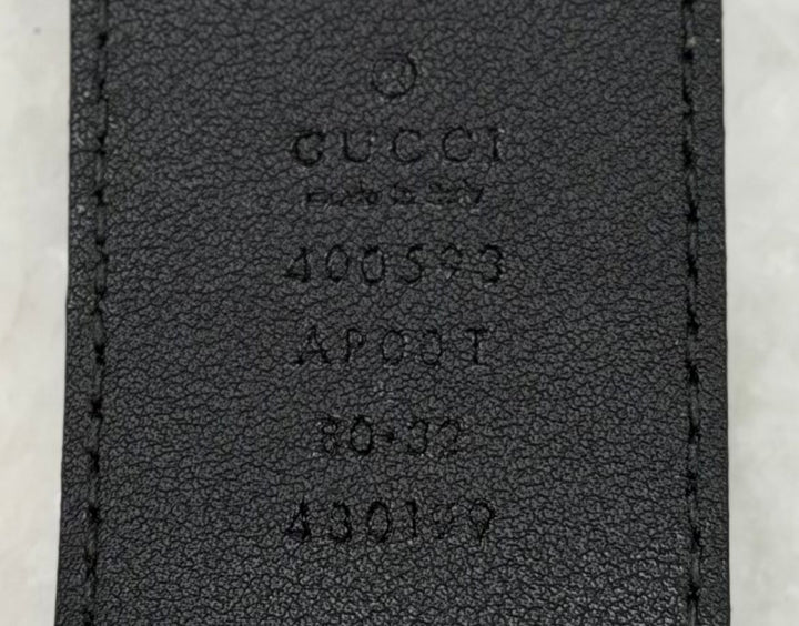 GUCCI GG MARMONT CALFSKIN LEATHER BELT