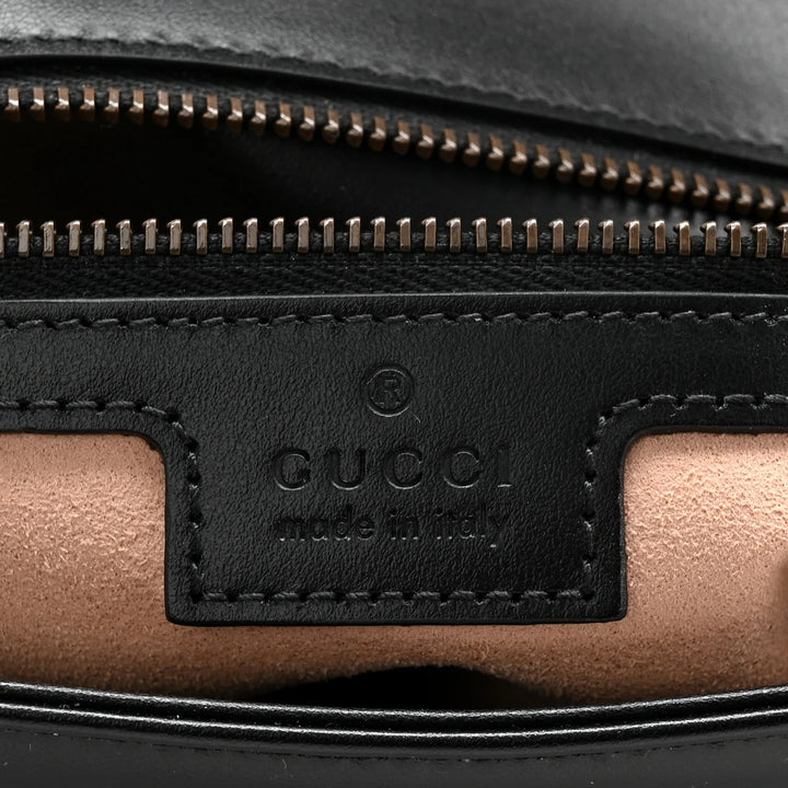GUCCI GG MARMONT MATELASSÉ MEDIUM CALFSKIN LEATHER SHOULDER BAG