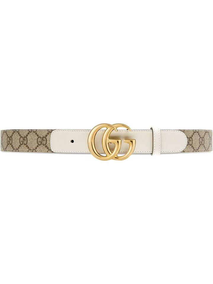 GUCCI GG SUPREME MONOGRAM CALFSKIN LEATHER 40MM BELT