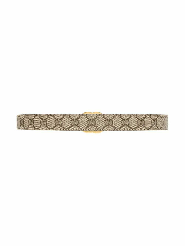 GUCCI GG SUPREME MONOGRAM CALFSKIN LEATHER 40MM BELT