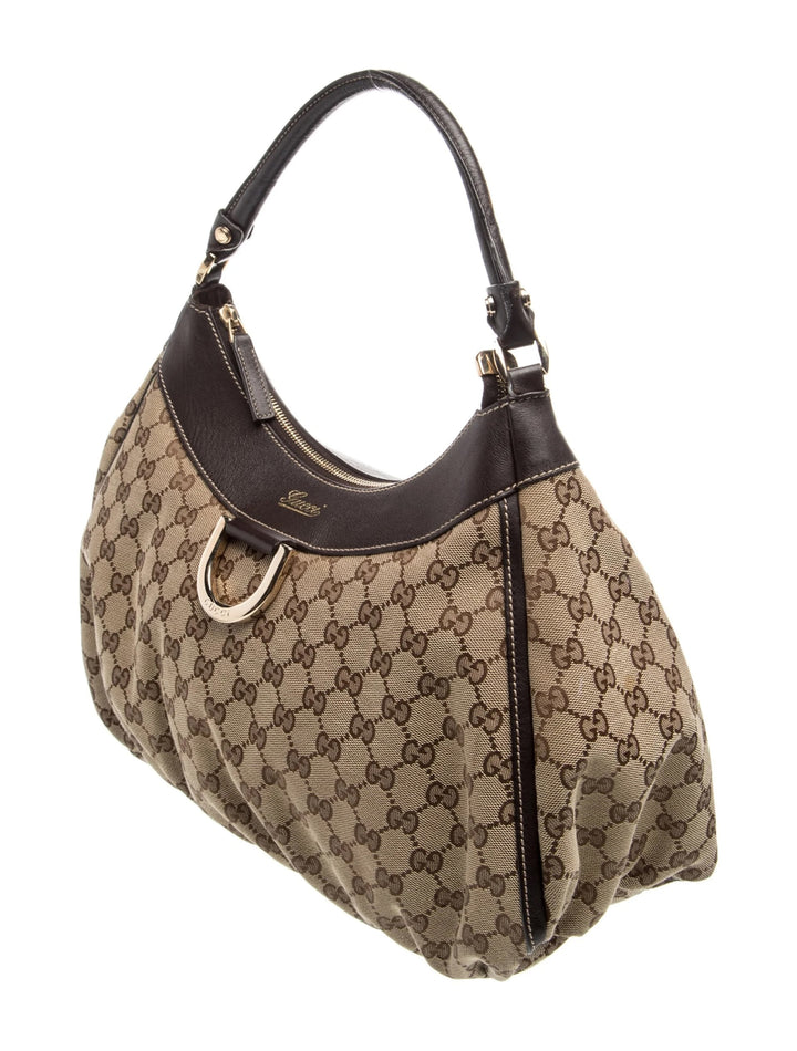 GUCCI GG MONOGRAM ABBEY D-RING SHOULDER BAG