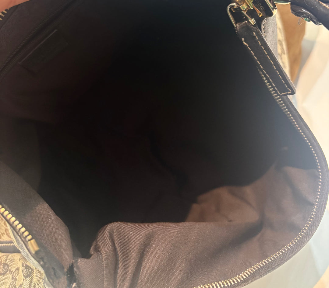 GUCCI GG MONOGRAM ABBEY D-RING SHOULDER BAG