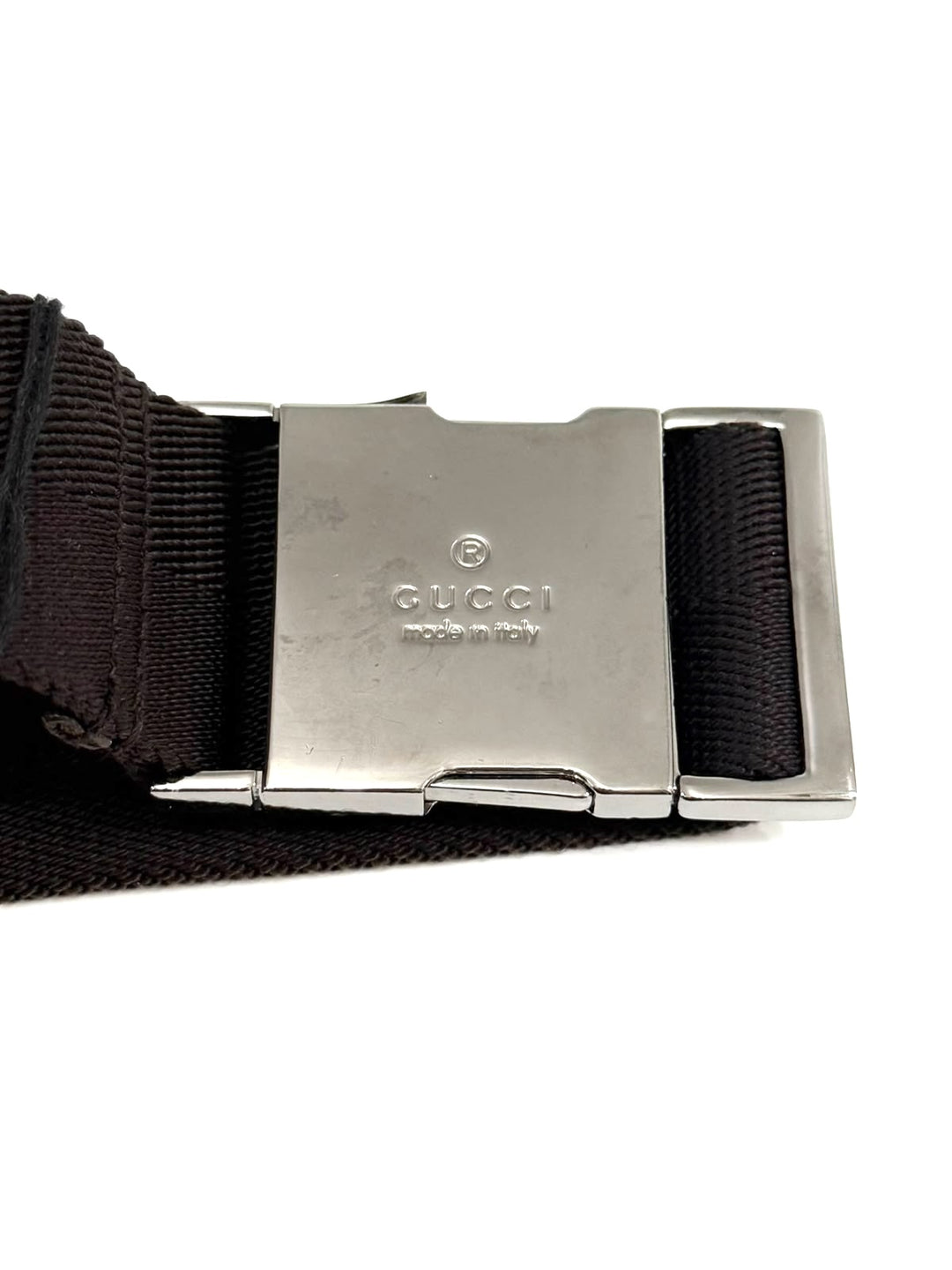 GUCCI GG SUPREME MONOGRAM DOUBLE POCKET BELT BAG