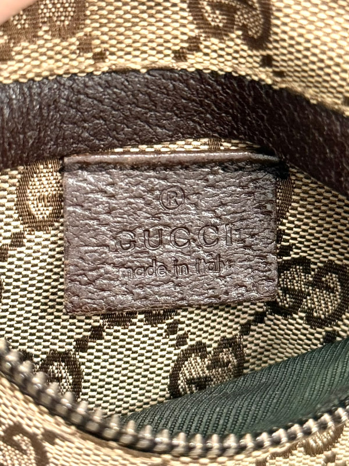 GUCCI GG SUPREME MONOGRAM DOUBLE POCKET BELT BAG