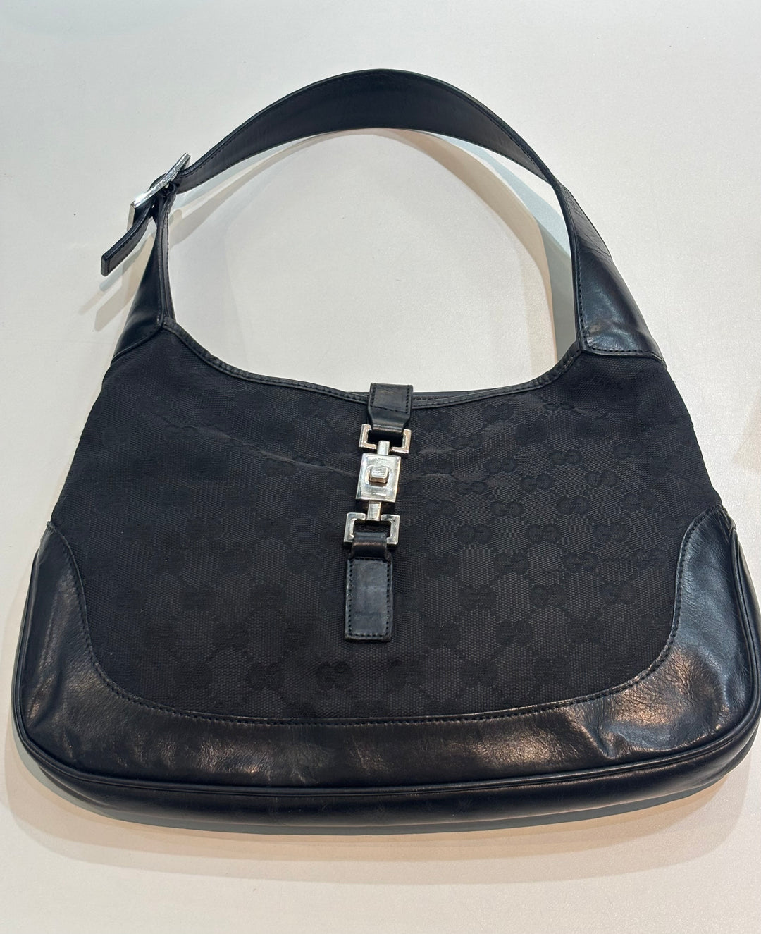 GUCCI GG MONOGRAM JACKIE O MEDIUM HOBO BAG