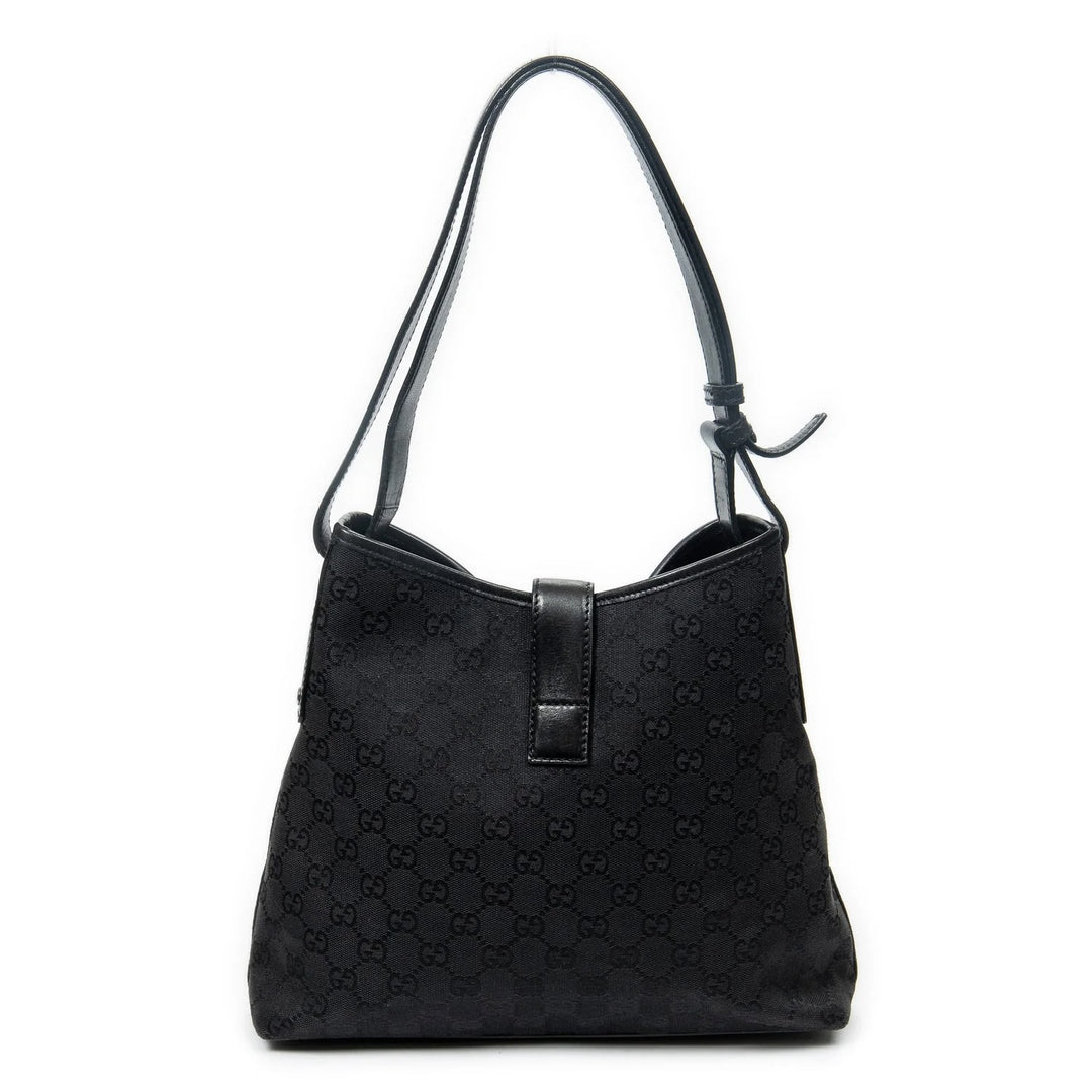 GUCCI GG MONOGRAM JACKIE PISTON-LOCK HOBO BAG