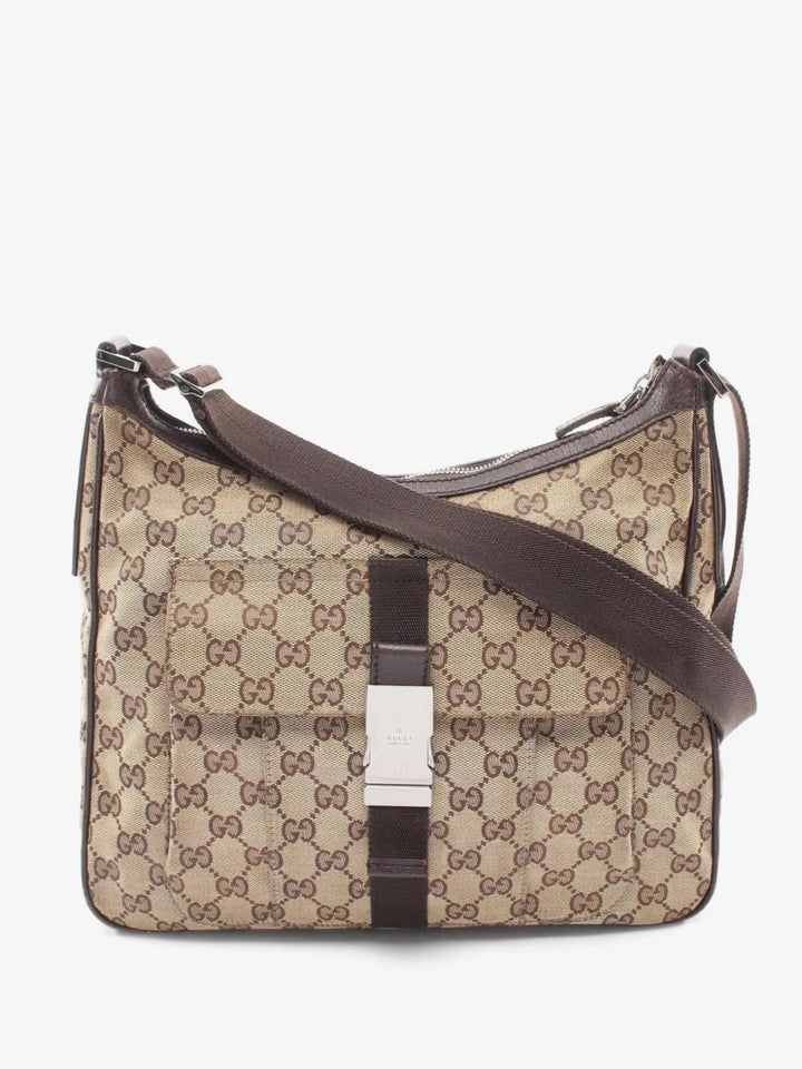 GUCCI GG MONOGRAM VINTAGE MESSENGER BAG