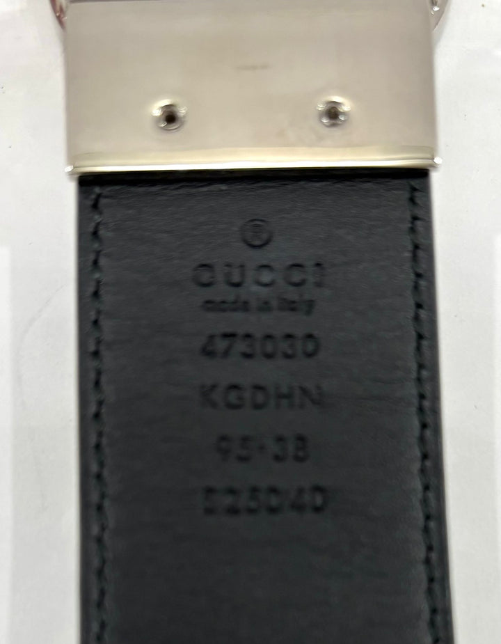 GUCCI GG SUPREME MONOGRAM INTERLOCKING G BELT