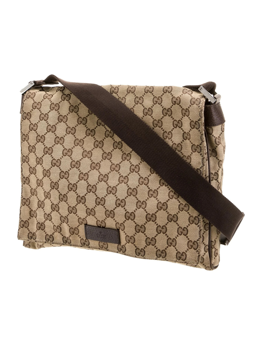 GUCCI GG SUPREME FLAP MESSENGER BAG