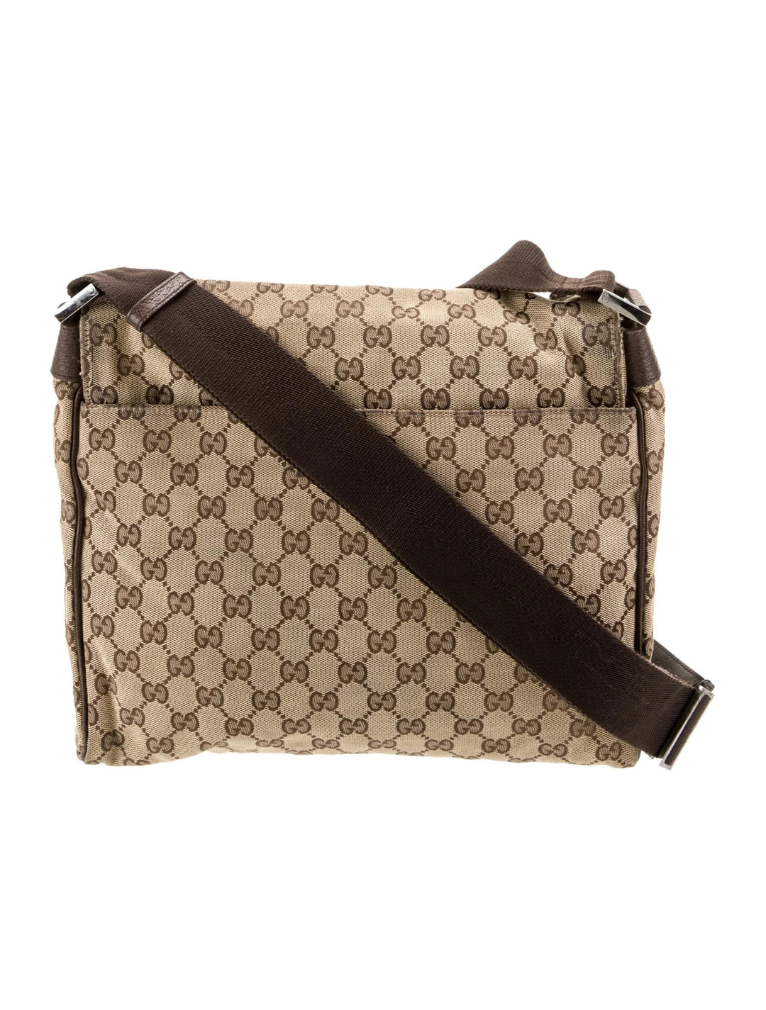 GUCCI GG SUPREME FLAP MESSENGER BAG