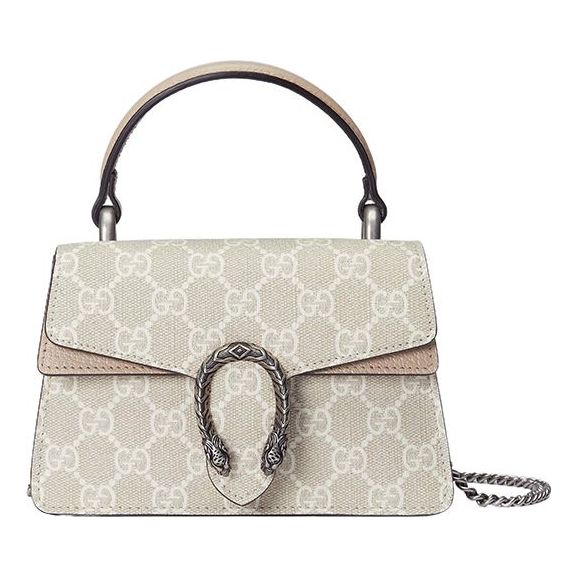 GUCCI GG SUPREME MONOGRAM MINI DIONYSUS TOP HANDLE BAG