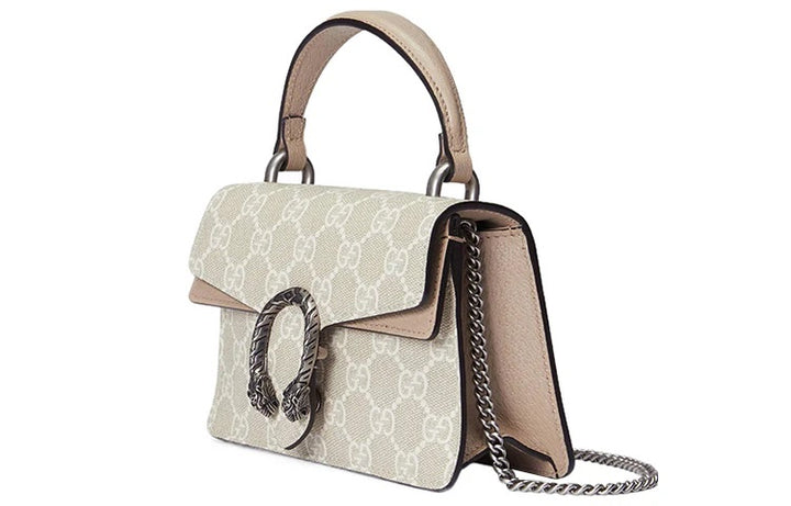 GUCCI GG SUPREME MONOGRAM MINI DIONYSUS TOP HANDLE BAG